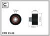 CAFFARO 23-30 Deflection/Guide Pulley, v-ribbed belt